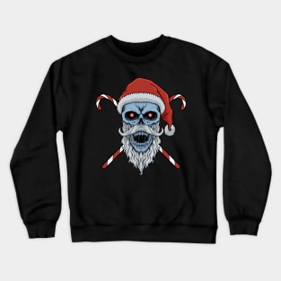 skull santa Crewneck Sweatshirt